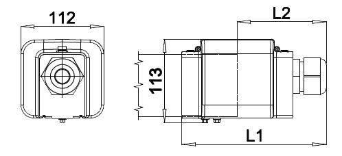 Концевая токоподводящая коробка UNILIFT-UCR 17