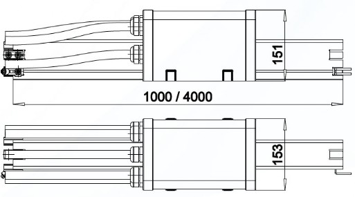 Линейная токопроводная коробка 125А,160А,200А  UNILIFT-UCR 23