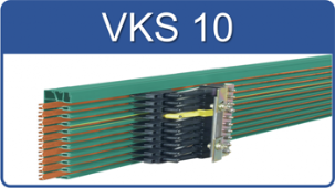 Контактный пластмассовый шинопровод VAHLE VKS 10